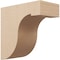 Ekena Millwork 11"W x 22"D x 22"H Classic Del Monte Rough Cedar Woodgrain TimberThane Corbel, Primed Tan CORUR11X22X22DELRCPR - alternate 1